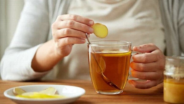 Чай с имбирем от жира на животе