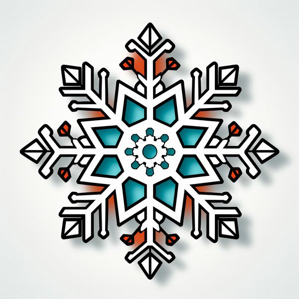 фото снежинок для распечатки цветные
